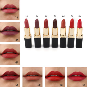 wholesale private label organic korean makeup cosmetics customed box matte cream lipstick