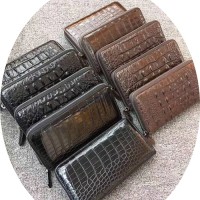 Thailand Crocodile Leather Wallet Men's Long Handbag Casual Business Clutch Bag Men's Bag Multi-Card Leather Clutch Tide