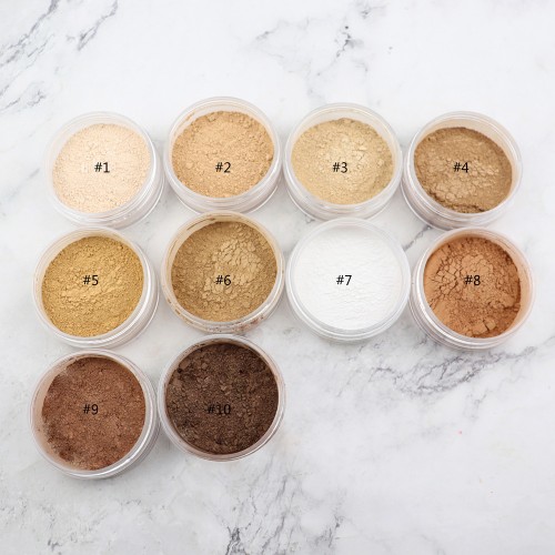 Wholesale Face Makeup Loose Setting Powder 10 Colors Foundation Powder Private Label