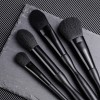 Professional Black Makeup Brush Set – Premium Face & Eye Brushes for Flawless Application
