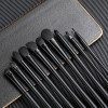 Professional Black Makeup Brush Set – Premium Face & Eye Brushes for Flawless Application