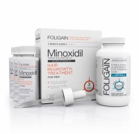 MINOXIDIL 5% FOLIGAIN TRAITEMENT POUR LA REPOUSSE DES CHEVEUX Pour Hommes (6 fl oz) 180ml