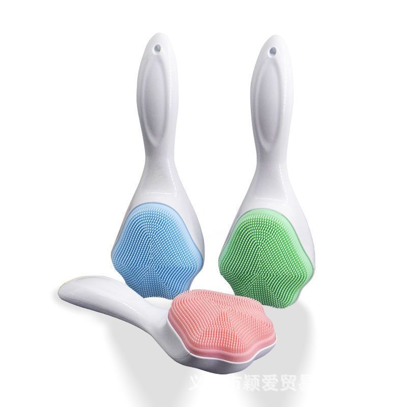 Silicone face scrubber face brush