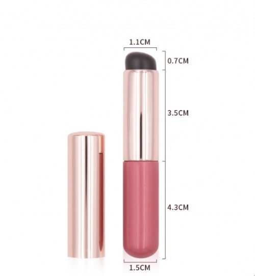 Luxury Metal Lip Gloss Tube with Soft Applicator | Private Label Cosmetic Supplier