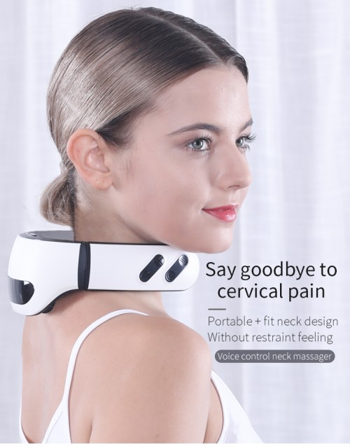 High quality neck vibrating cervical massager /  Neck Cervical Voice-activated intelligent cervical massager