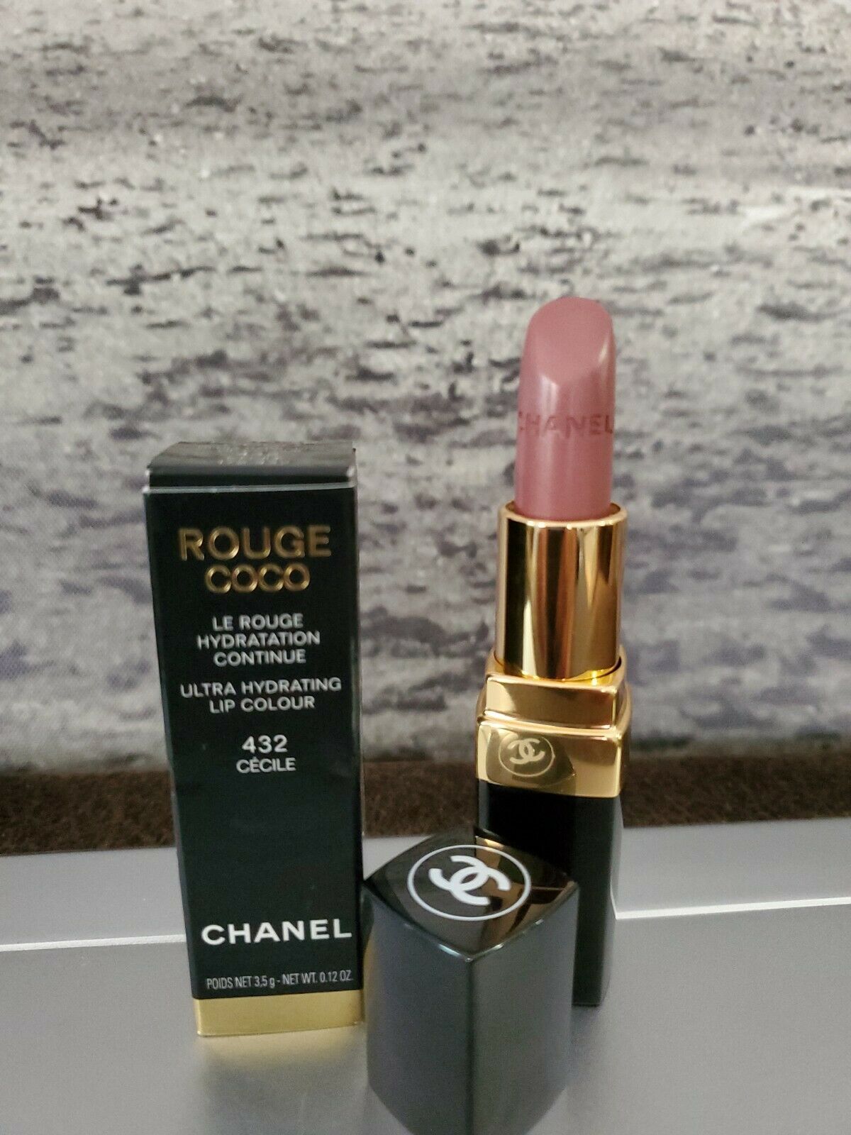 CHANEL ROUGE COCO ULTRA HYDRATING LIP COLOUR 432 CÉCILE FULL SIZE