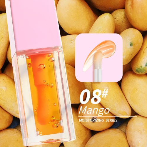 Custom Logo Vegan Flavouring Lip plumper oil private label Tinted Plumping Hydrating Lip Gloss Oil