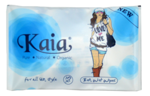 10 sheets wallet wet wipes KAIA, convenient for traveling!