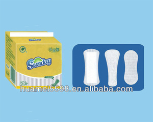 155mm soft anion carefree panty liners modess sanitary napkin