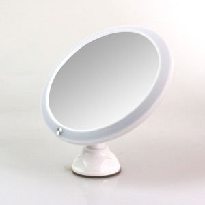 15X magnifying suction cup led makeup mirror with light vanity mirror with lights