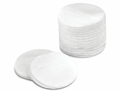 300 Cotton Rounds, 100% Natural Cotton Makeup Remover and Facial Cleansing Cotton Round Pads, Waffle Textured Hypoallergenic Cotton Wipes, 2.25 Inch Diameter