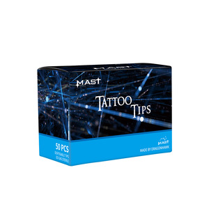 50 pcs New Design Tattoo Tube Tips Plastic Material Disposable