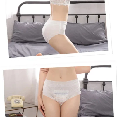 All Size Women Breathable Biodegradable Pad Sanitary Napkins Panty Adult Diapers