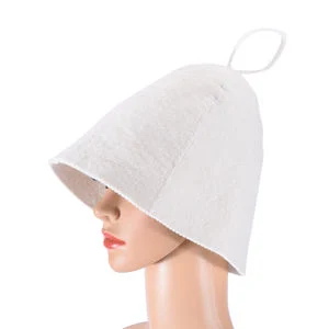 Amazon Hot Sale New Arrive 100% Polyester 2mm Thickness Polyester Sauna Hat for Sauna
