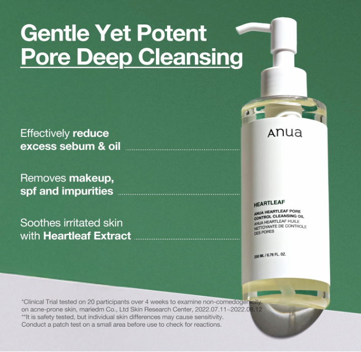 Anua’s Heartleaf Pore Control Cleansing Oil