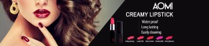 AOMI Creamy Lip Stick 3.5g /0.12oz Korean long lasting lip stick premium makeup lipstick made in Korea