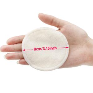 Bamboo Cotton Rounds Pads with Laundry Bag Makeup Remover Pads With Customized Packaging