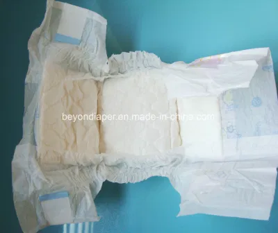 Beyond Disposable Cloth-Like Cover Magic Tape Baby Diaper with High Absorption