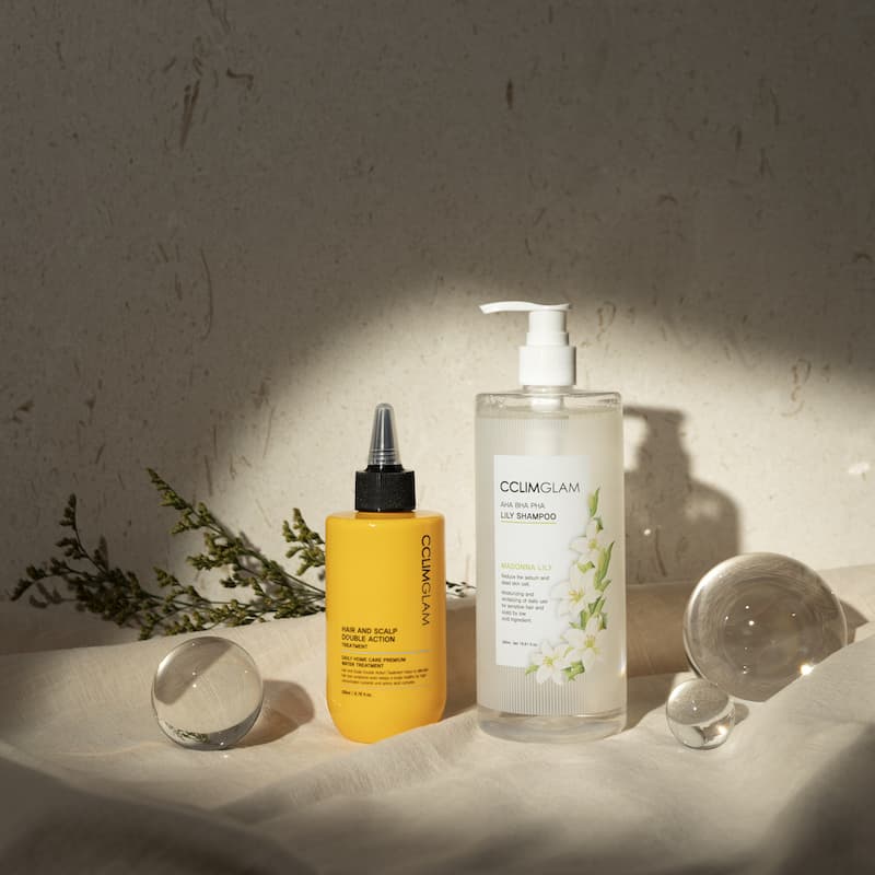 CCLIMGLAM HAIR and SCALP DOUBLE ACTION TREATMENT Water Protein Treatment 