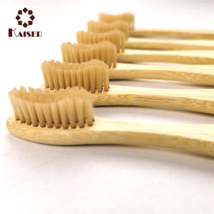 charcoal biodegradable bamboo toothbrush handle