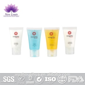 Cheap guest amenities five star hotel products supplier mini hotel shampoo with customized logo transparent tube