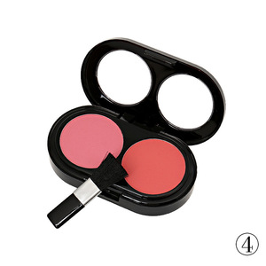 Cheek Blusher 2 Color In 1 Soft Smooth Makeup Mineral Press Powder Blush Powder