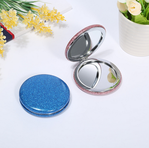 Compact Led Lighted Makeup Mirror Portable Folding Cosmetic Mirror pocket mirror for travel