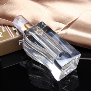 Custom design logo print Aftershave Makeup Spray Atomiser Travel rectangular perfume glass perfume bottle