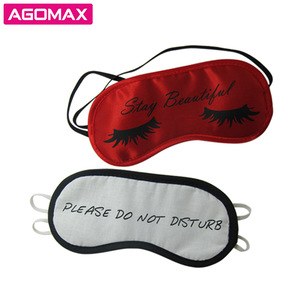 Custom printed eye blinder travel airline microfiber sleeping eyeshade blindfold sleep eye masks