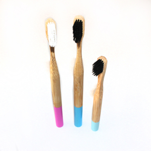 Custom Private label Biodegradable Wholesale Disposable Charcoal Bamboo Toothbrush