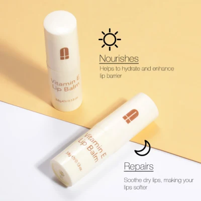 Customized Logo Beauty Natural Moisturizing Vitamin E Lip Balm