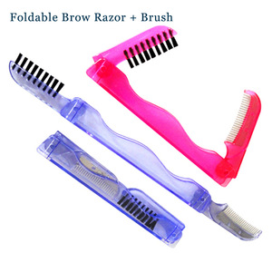 Disposable Eyebrow Razor With Brow Brush