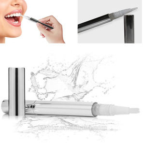 Free peroxide metal teeth whitening pen with nice retail box