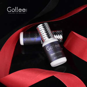 Gollee Japan Clear Glue Most Popular Gold Packaging False 2Sec Dry Time Private Label Eyelash Extension Glue Eyelash Glue