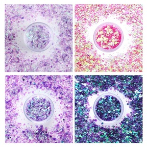 Hair Eye Makeup Art Unicorn Holographic Nail Glitter Tattoos Unicorn Cosmetic Chunky Face Body Glitter