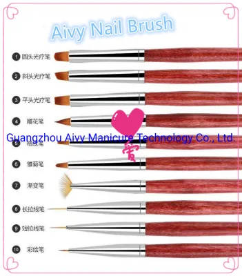High Quality Kolinsky Nail Brush Acrylic Brushes Nail Art Brush