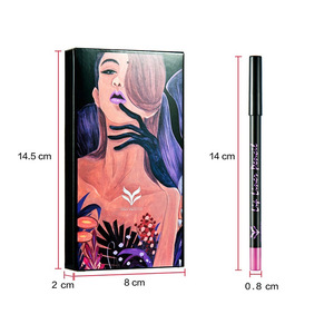 High Quality Long Lasting Cosmetics Lipliner Pencil Matte Lipstick Kissproof Makeup Lip Liner
