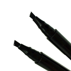 hot product 3 Colors Liquid Eyebrow tattoo Pencil 4 Head Fork Tips