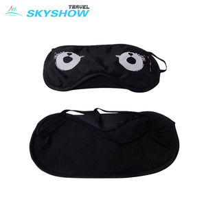 Hot-sale Airline skin-friendly cute pink sleep eye mask