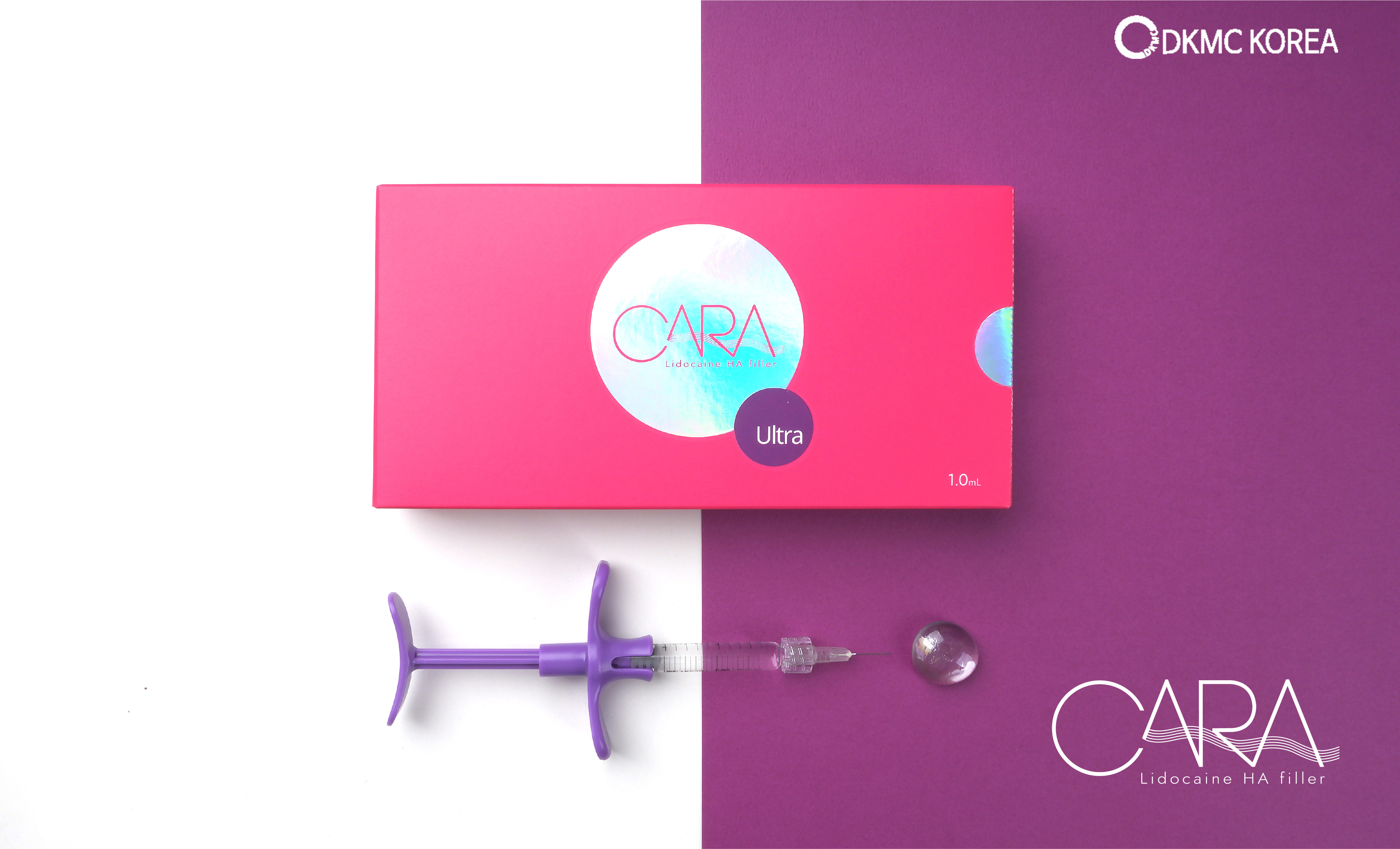 Korea Premium CARA hyaluronic acid CE approved HA filler dermal filler with Lido for lip lifting