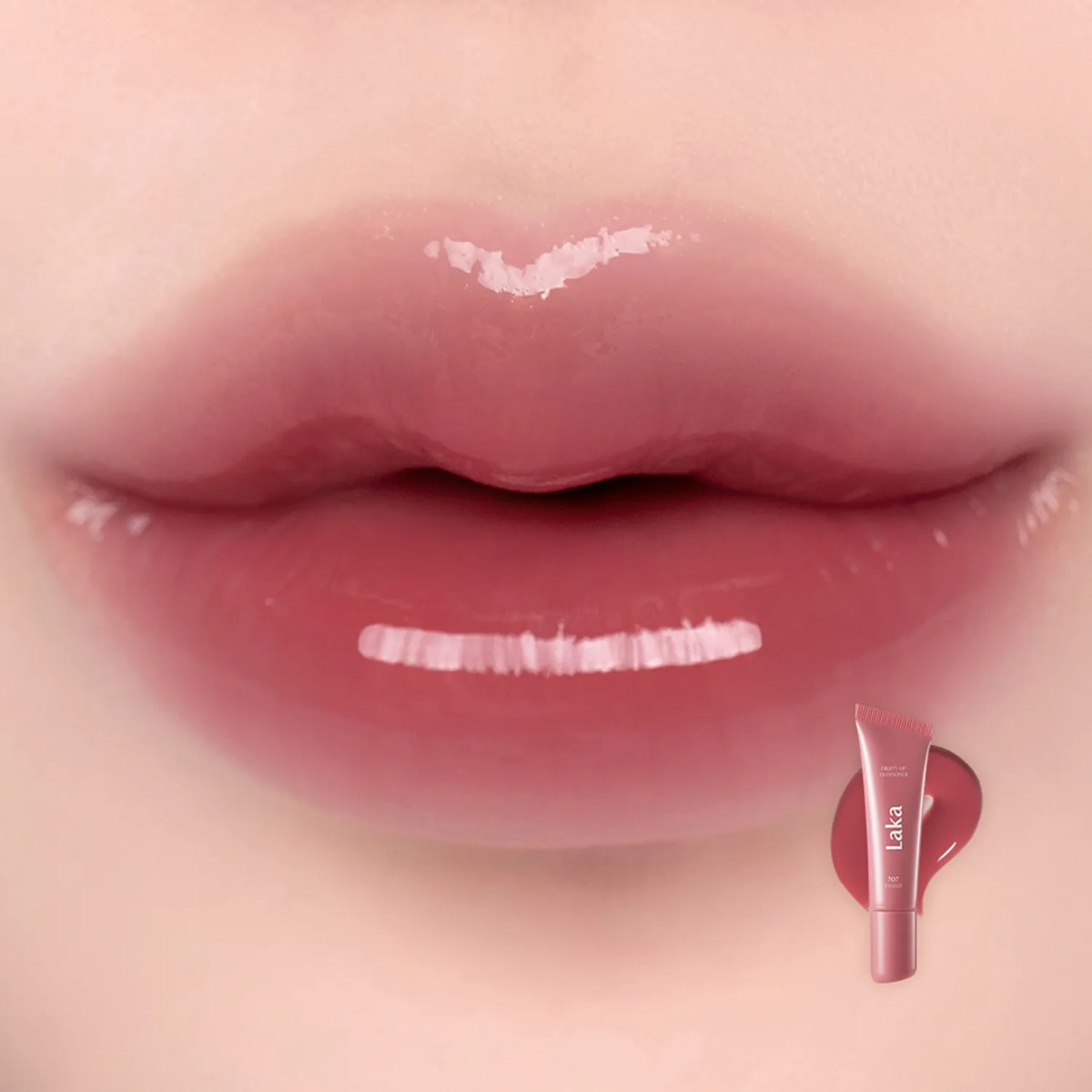 (LAKA) Fruity Lip Glotioner [#707 Tweed] 10ml