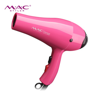 MAC Hair Dryer 2000w 110V/220V Hairdryer Hair Blow Dryer Fast Straight Hot Air Styler 3 Heat setting 2 speed & one Setting