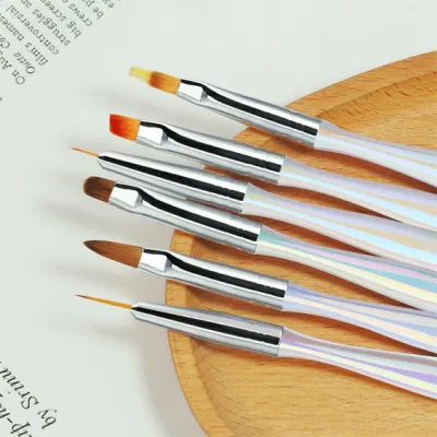 Manicure New Japanese Aurora Simple Nail Pen Brush Light Therapy Pen Gradient Pen Pull Line Pen Color Drawing Pen