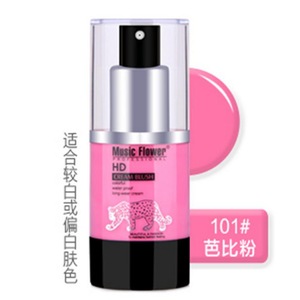 MUSIC FLOWER M2077 HD Cream Blush Long Lasting Waterproof best blush color for fair skin