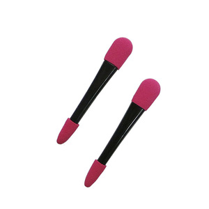 New type top sale sponge and brush eyeshadow applicator