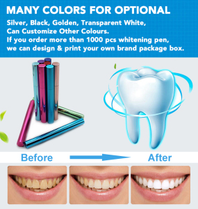 OEM peroxide free 16%hp organic teeth bleaching whitening pen for sale