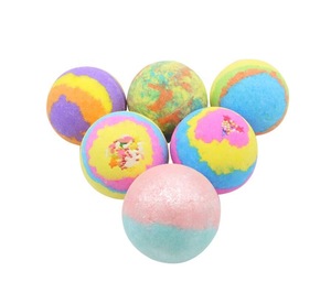 Organic fizzy bath spa gift set bath bombs fizzy