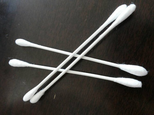 Paper cosmetic white cotton bud