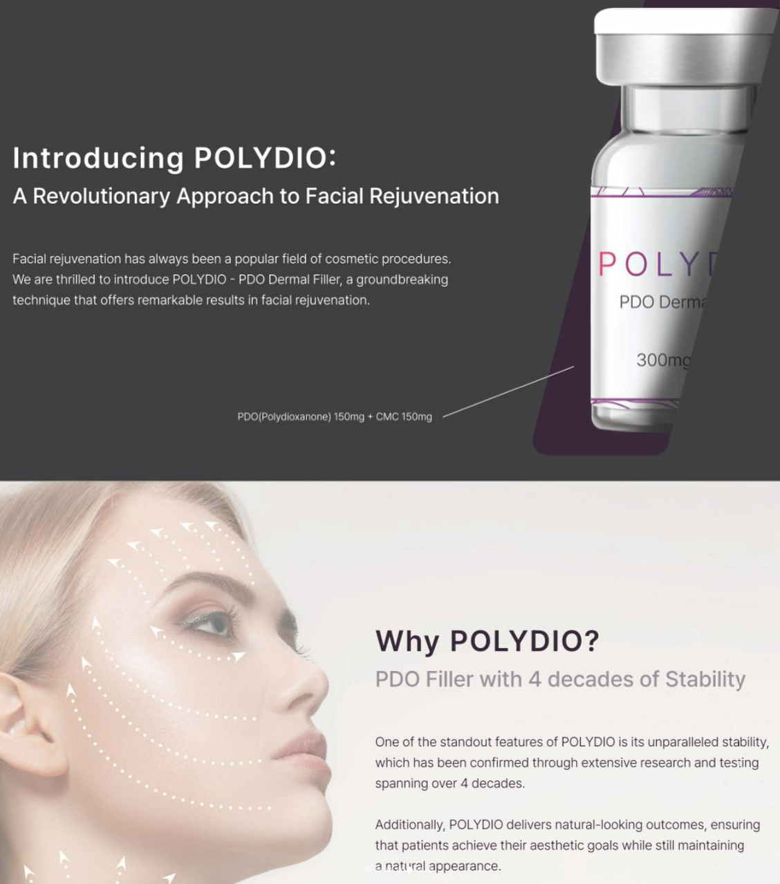 POLYDIO  PDO Dermal Filler,Whitening, Rejuvenationan