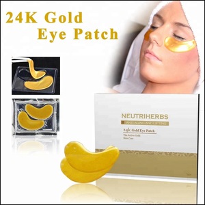 Popular New Arrival Product Amarrie Non-toxic 24k Gold Collagen Crystal Lint Free Under Eye Gel Patch Pad Eye Mask Manufacturer